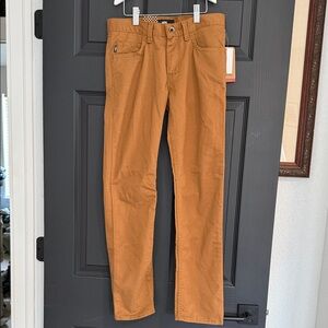 Vans Boys Tan Casual Straight Leg Pants